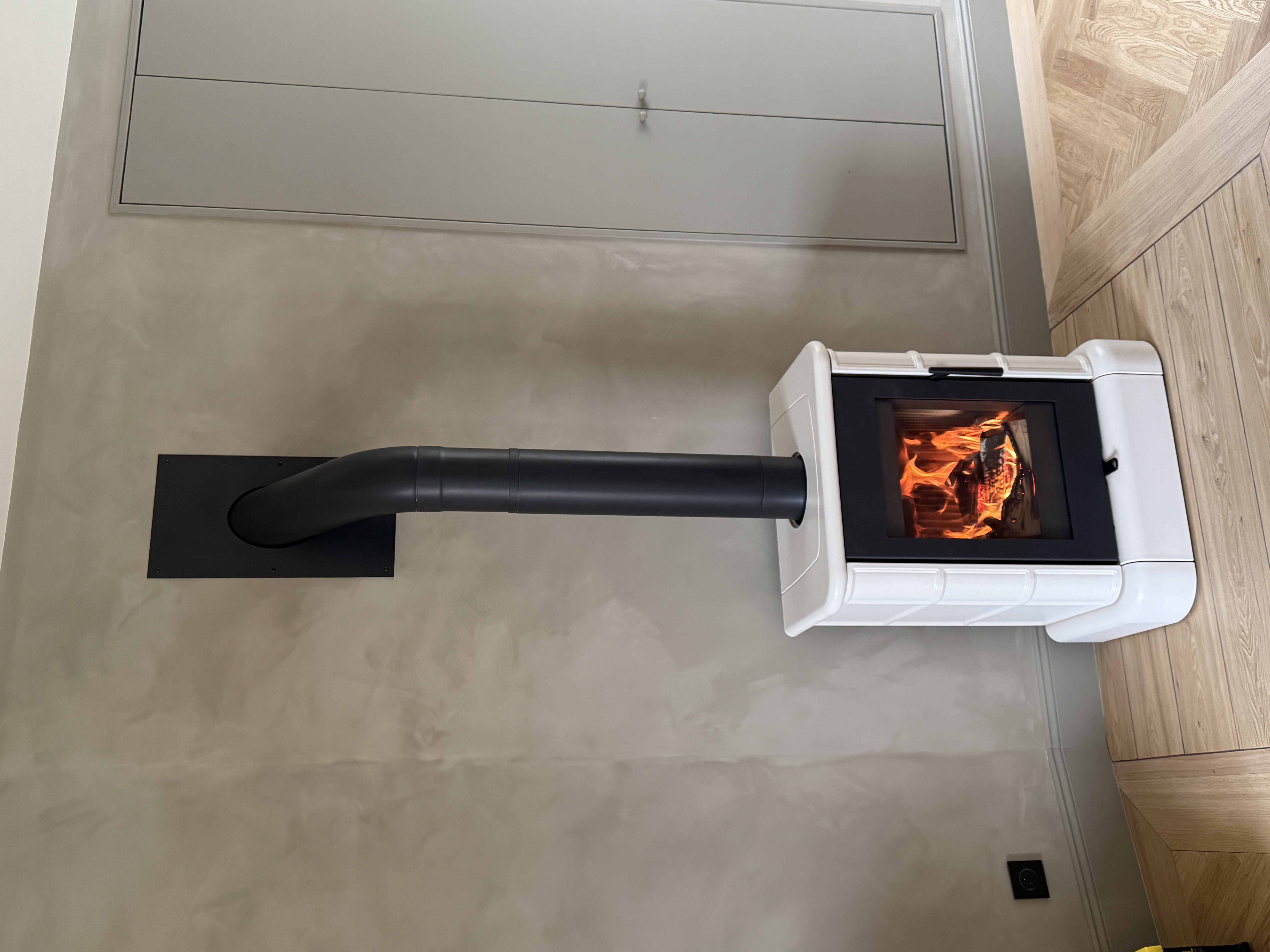 Pose d'un poêle à bois Siena N 01